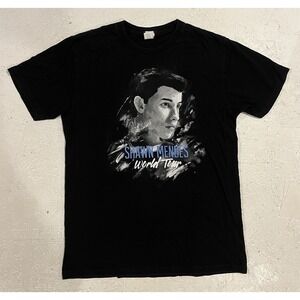 Shawn Mendes Shirt Adult Medium Black 2016 World Tour Concert Official Startee